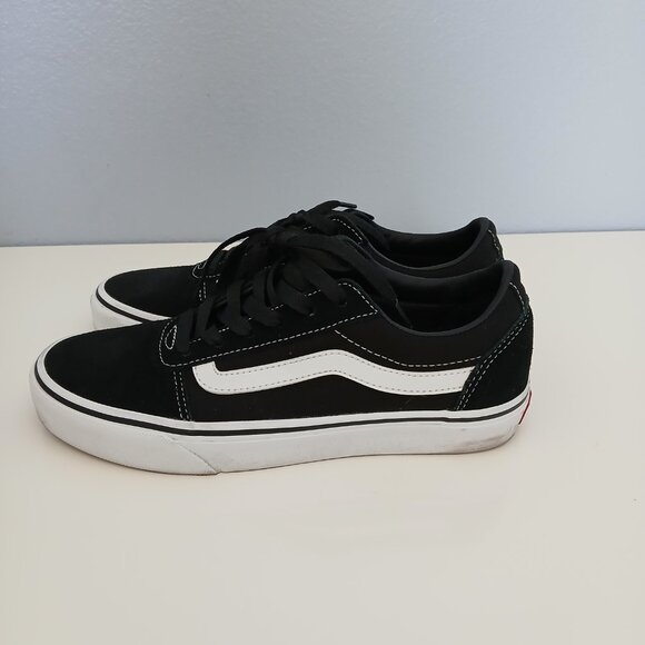 Vans Ward Women's SIze 8 Black and White Suede and Canvas Sneakers - Picture 9 of 14